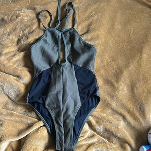 Olive bathing suit